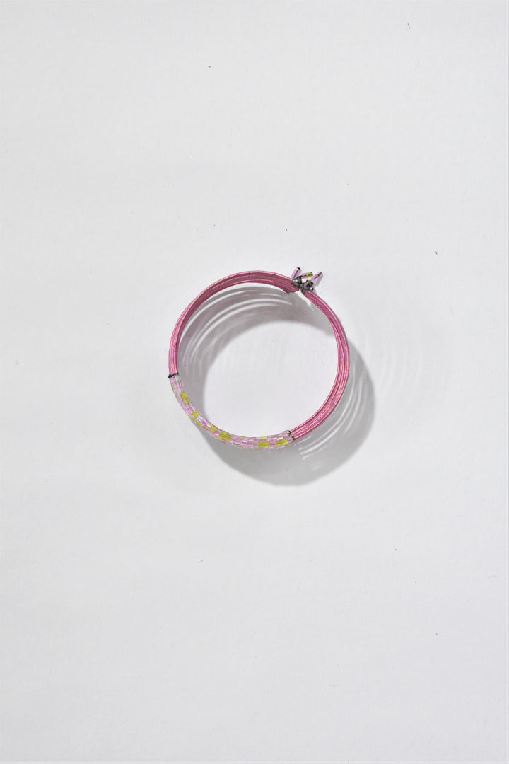 Pink Coil Bracelet