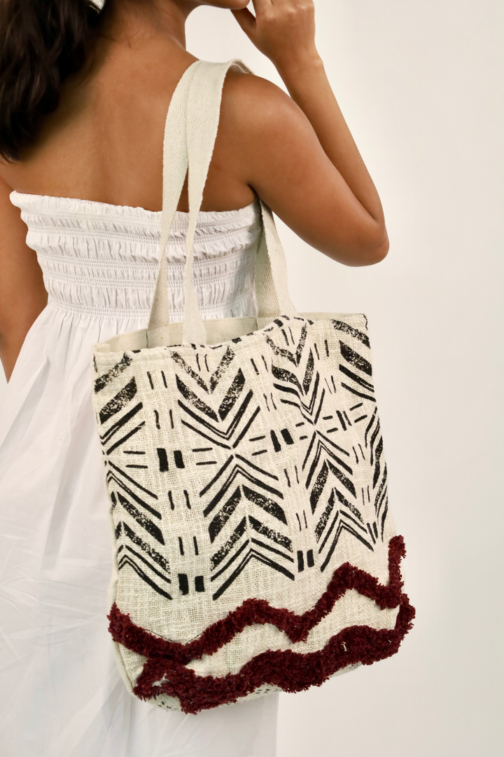 Bohemian Stripes Tote Bag